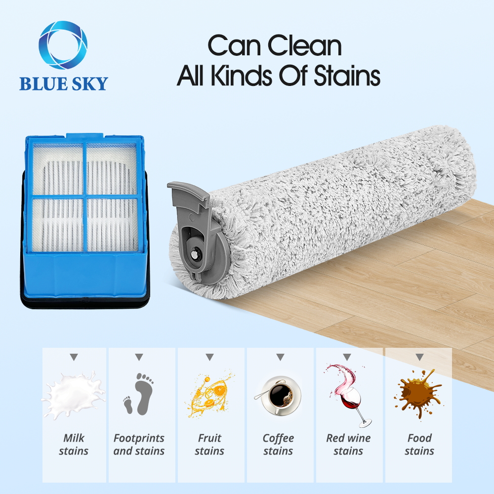 Filter and Brush Replacement fits for Bissell CrossWave Omniforce 3882 X7 Cordless Vacuum Cleaner