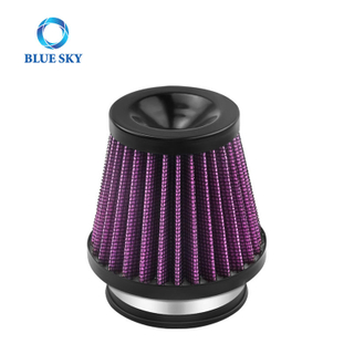 Factory Price Customized High Flow Short Type Racing Motorcycle Air Filter Intake Filter for Motorcycle Parts