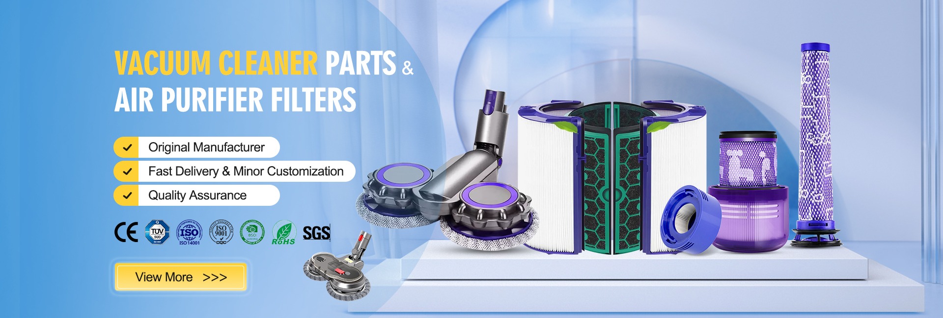 Vacuum Cleaner Parts & Air Purifier Filters