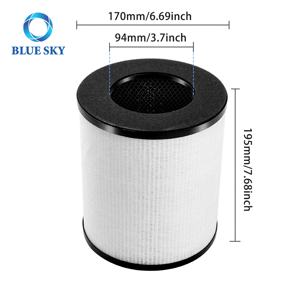 China Manufacturer Factory Price HEPA Filter Replacement for Tenergy Renair Cool-Living Cl-6070A Beaba Tredy Td-1300 Air Purifier