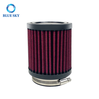 Universal Air Intake Filter RU-0800 60-63mm Cotton Gauze Auto Filter Fit for KN RU-0800