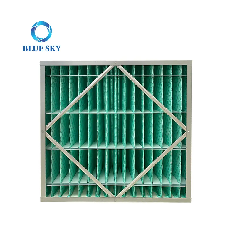 Filter Manufacturers Large Air Volume Box Type Medium Effect Filter F6 F7 F8 F9 Air Filters