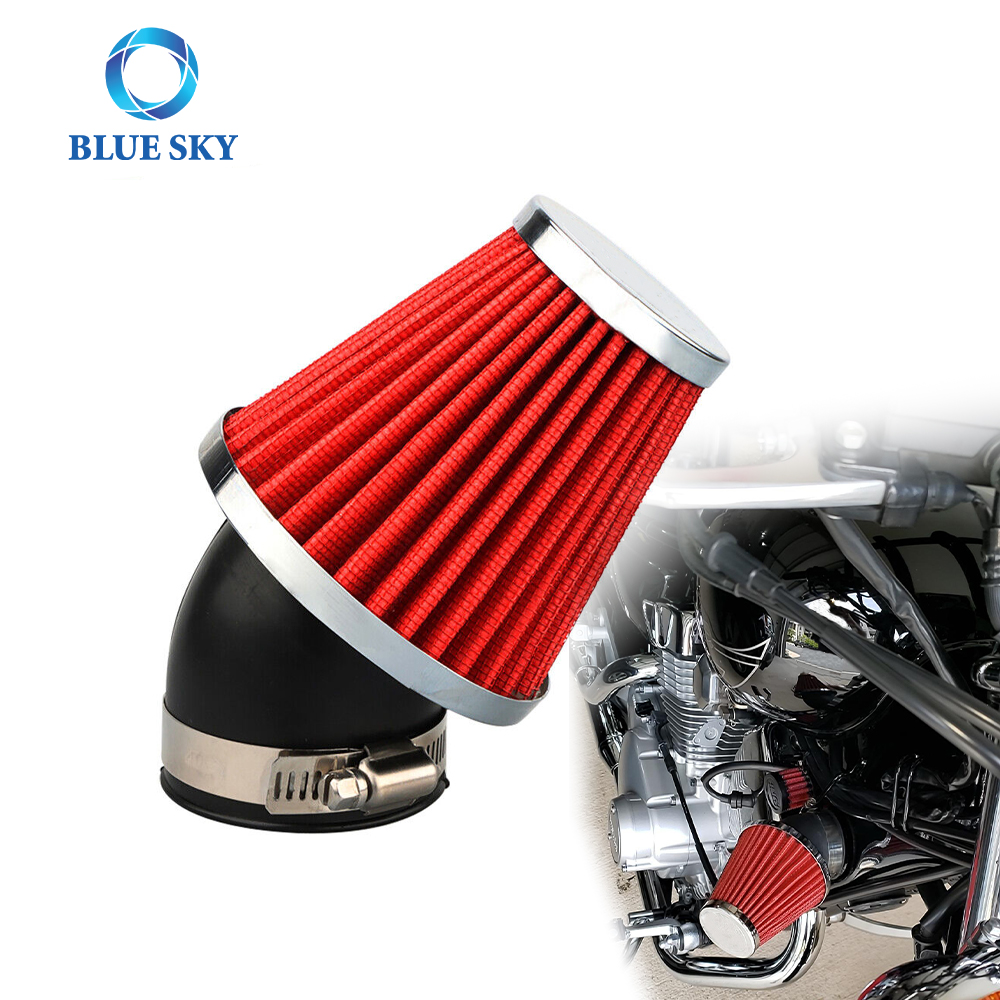 48mm Motorcycle Racing Air Filter High Flow Intake Filter for 125-250CC HONDA YAMAHA SUZUKI ATV Dirt Bike Pit Bike Mini Bike