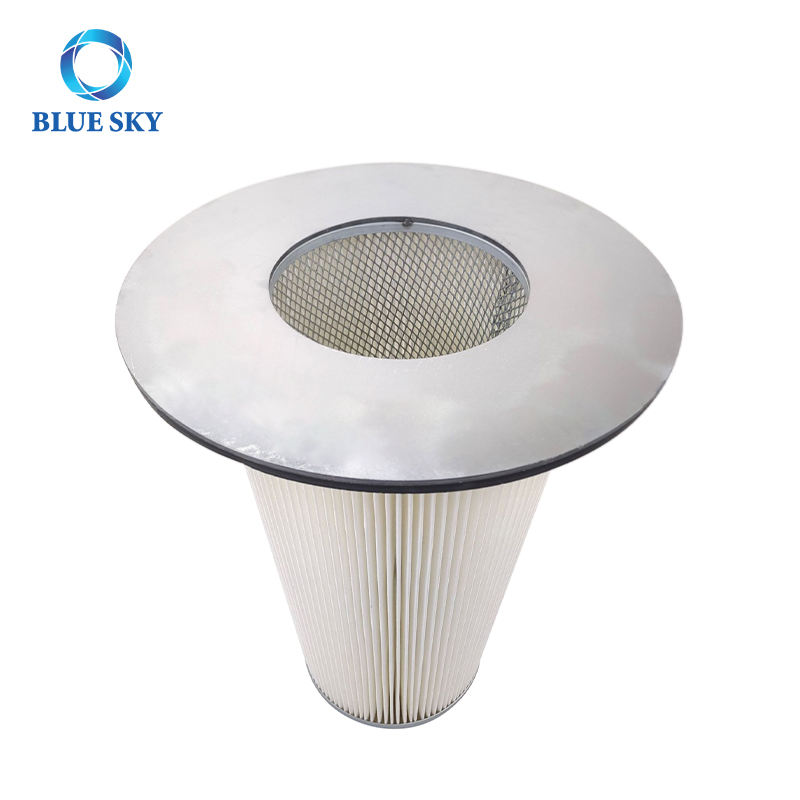 Industrial Vacuum Cleaner Filter Cartridge Flange Cone Dust Filter Air Filter