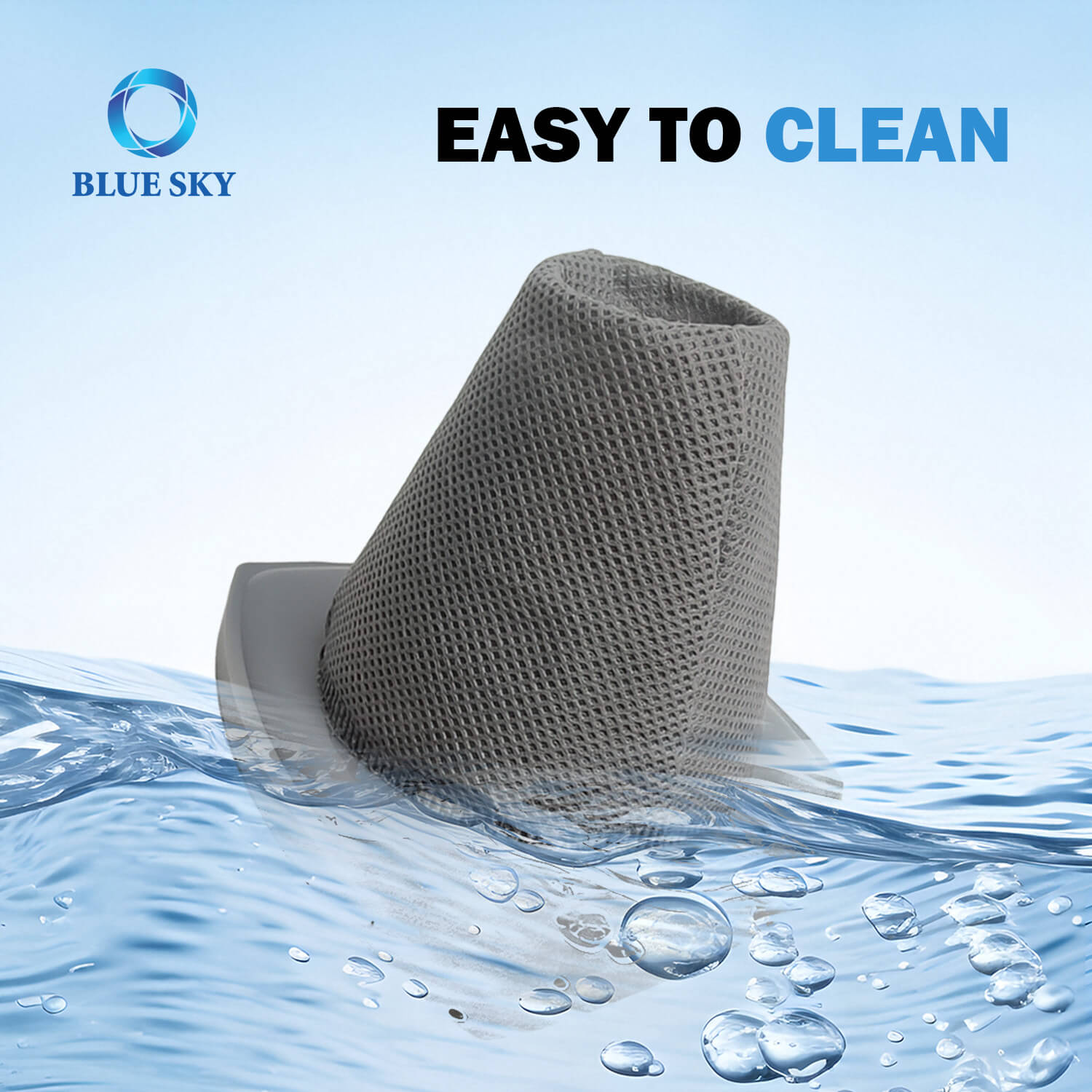 Washable Vacuum Cleaner Filter For Eureka Stick Vacuum NES215A, NES210