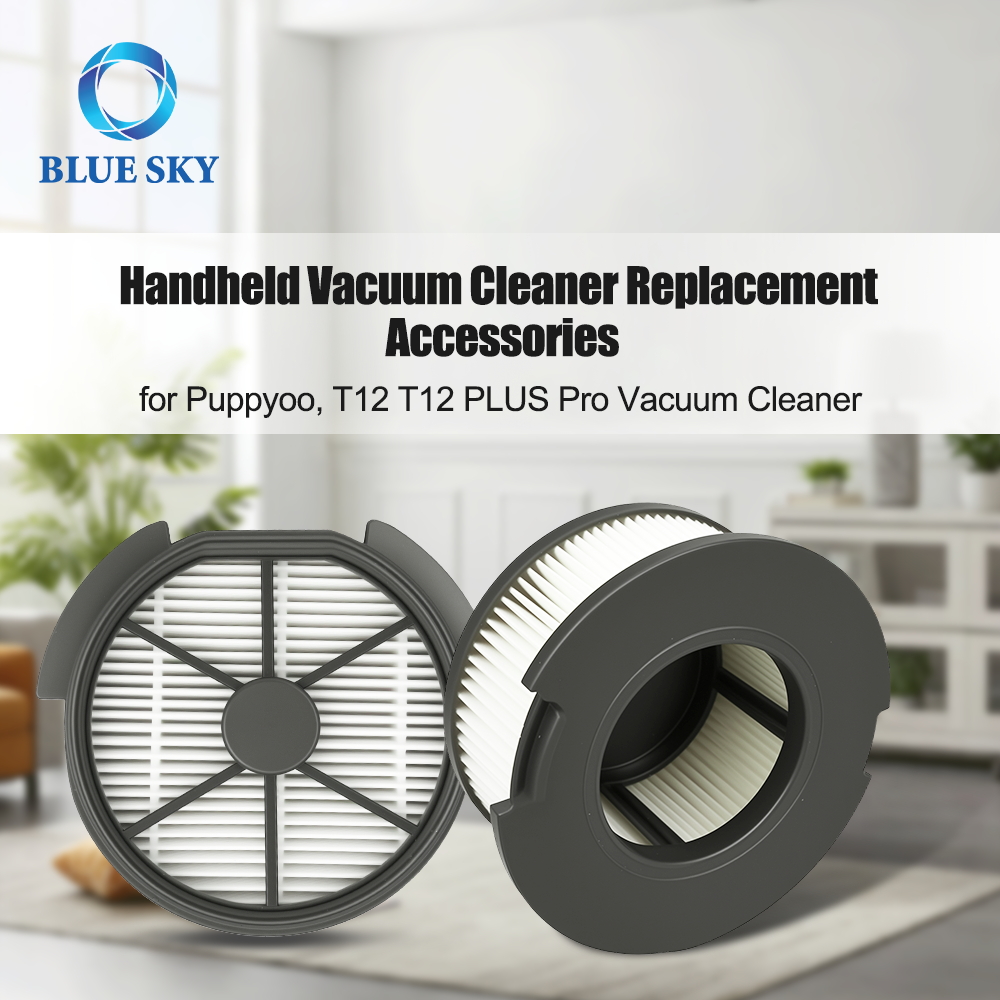 Vacuum Cleaner Filter Replacement for Puppyoo T12 T12 PLUS Pro Handheld Vacuum Cleaner