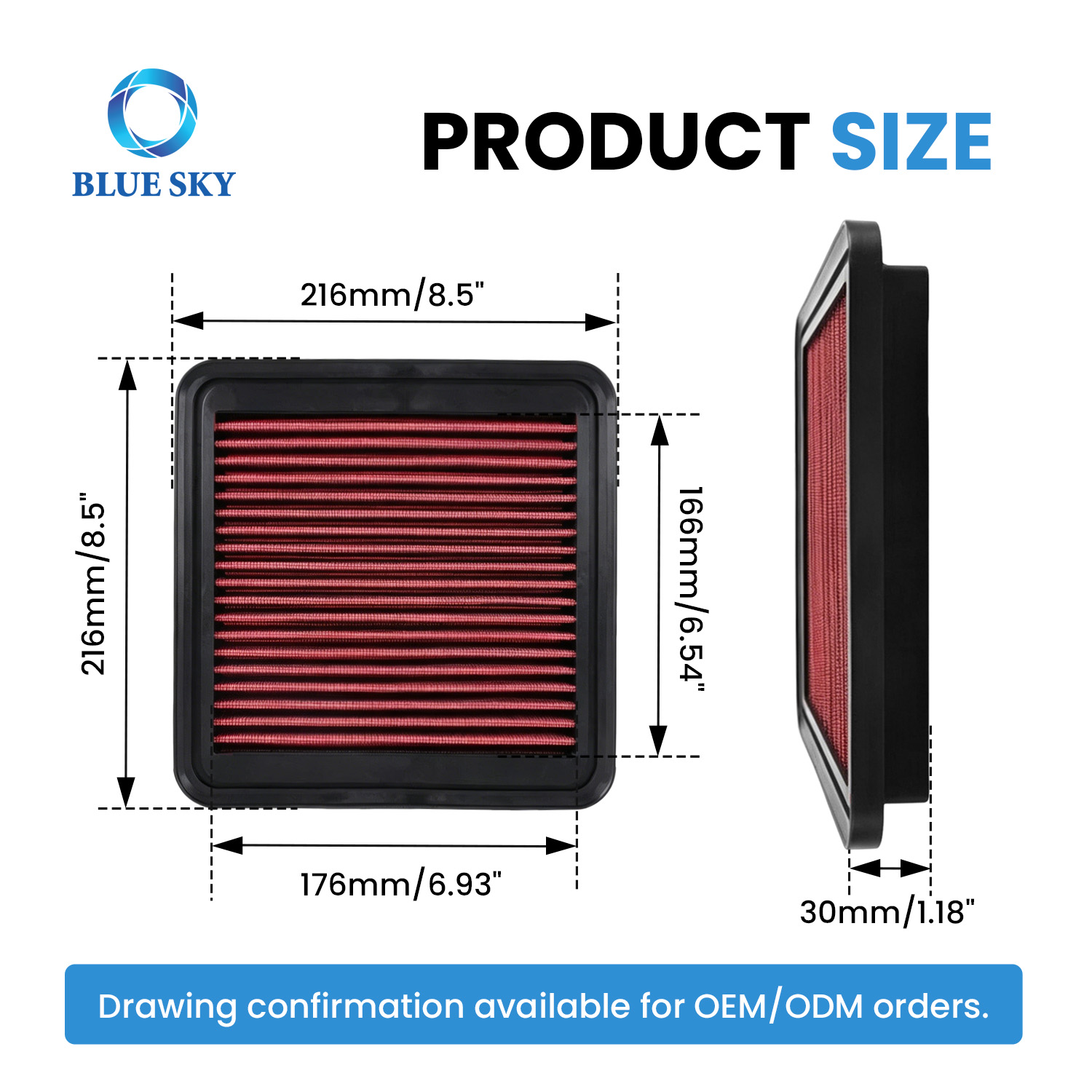 33-2304 drop-in engine air filter compatible with Subaru Legacy GT 2005-2009 and WRX WRX STI 2008-2011