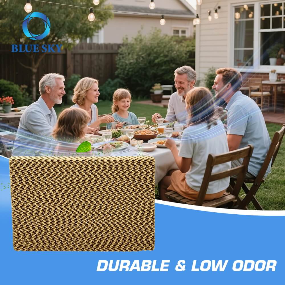 Universal Durable and Low Odor Evaporative Cooler Pad