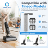 Replacement roller brush and two pleated filters compatible with Tinecos GO H2O HammerHead wet and dry floor washers