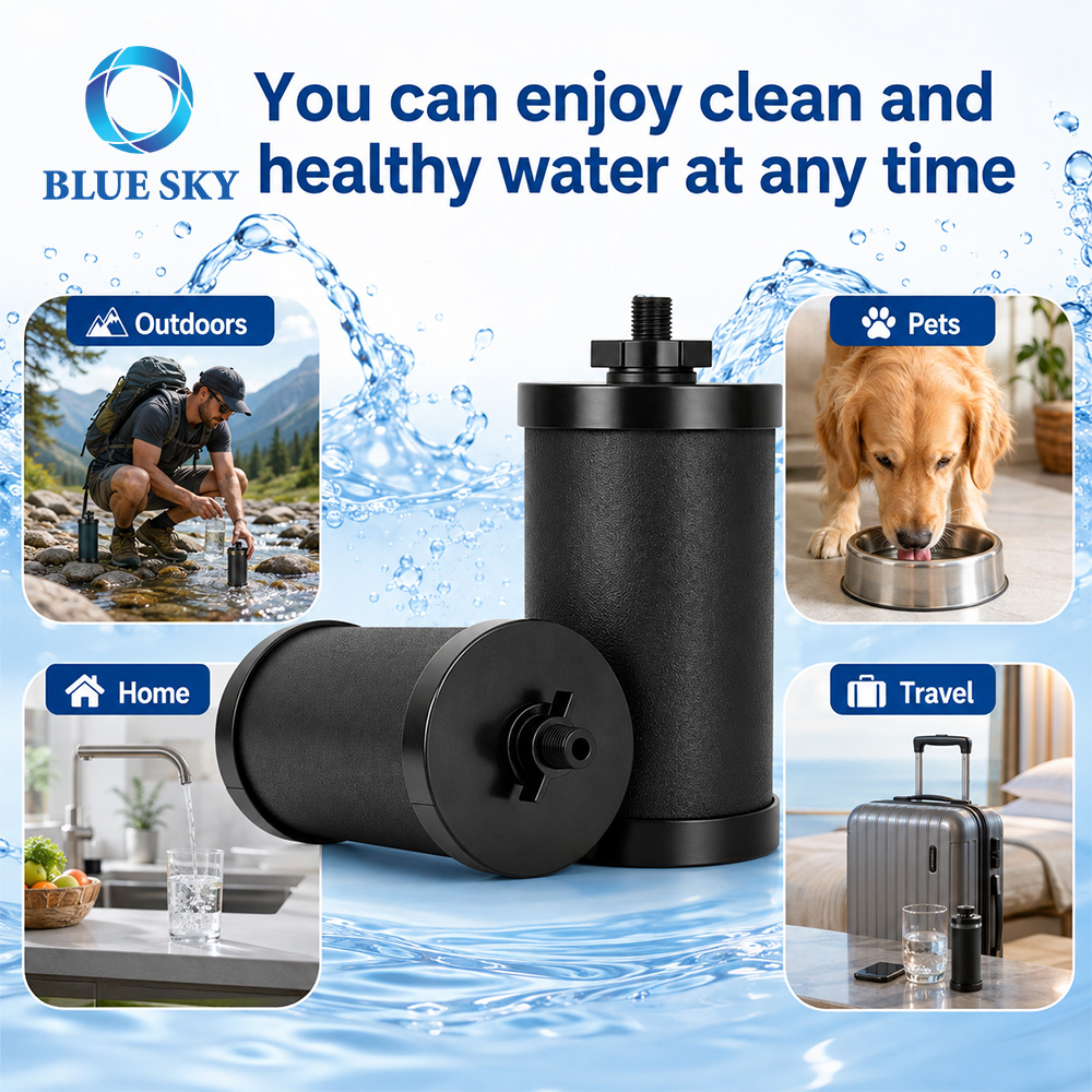 2387 Pro activated carbon water filter replacement compatible with selected Alexapures Pro gravity-fed filtration systems
