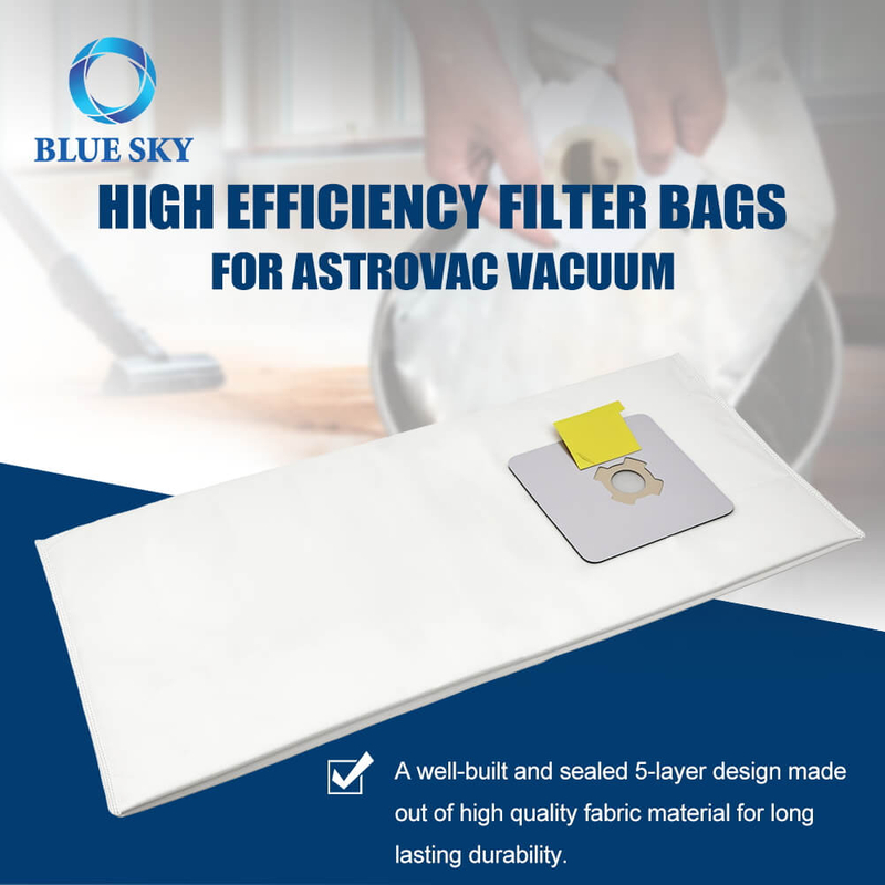 High Efficiency Vacuum Cleaner Filter Bags for Astrovac Vacuum