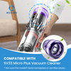 HEPA vacuum filter structure for Dysons SV33 Micro Plus and Micro Origin with washable media and plastic frame design