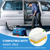 Flat pleated filter replacement 2608001245 fit for Boschs GAS 12-25 LS dust extractor with cellulose filter media