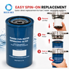MAR-FUELF-IL-TR replacement 10 micron spin-on marine fuel water separator for compatible Yamahas outboard gasoline fuel systems