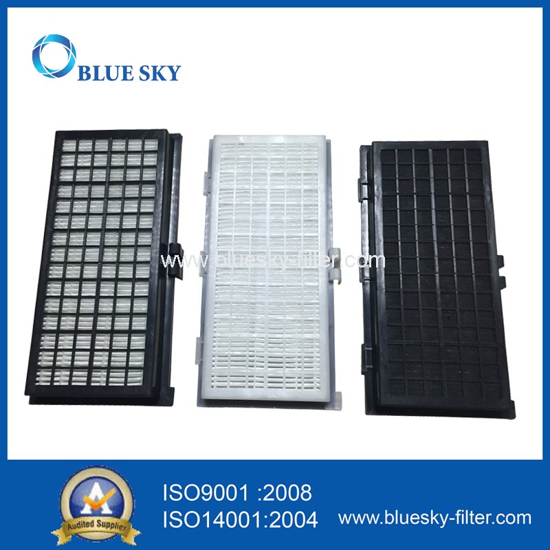 Black Active Carbon Filter with Glass Fiber for Vacuum Cleaner 