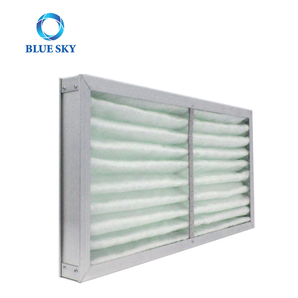 Aluminum Frame Air Conditioning Purification Medium Efficiency F7 F8 F9 HVAC Plate Filter