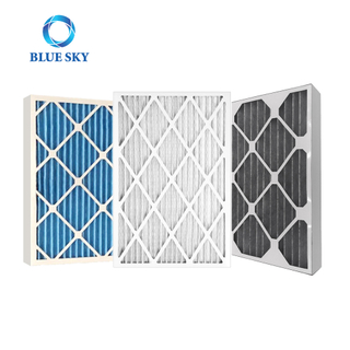 Best Price Customized Size MERV 11 13 Cardboard Frame Pleated AC Furnace Air Filter for HVAC Systems