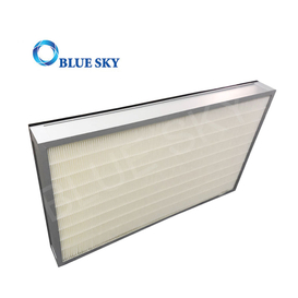 860x509x95mm High Efficiency Metal Frame Mini Pleat Air Conditioner HVAC HEPA Air Ventilation Filters