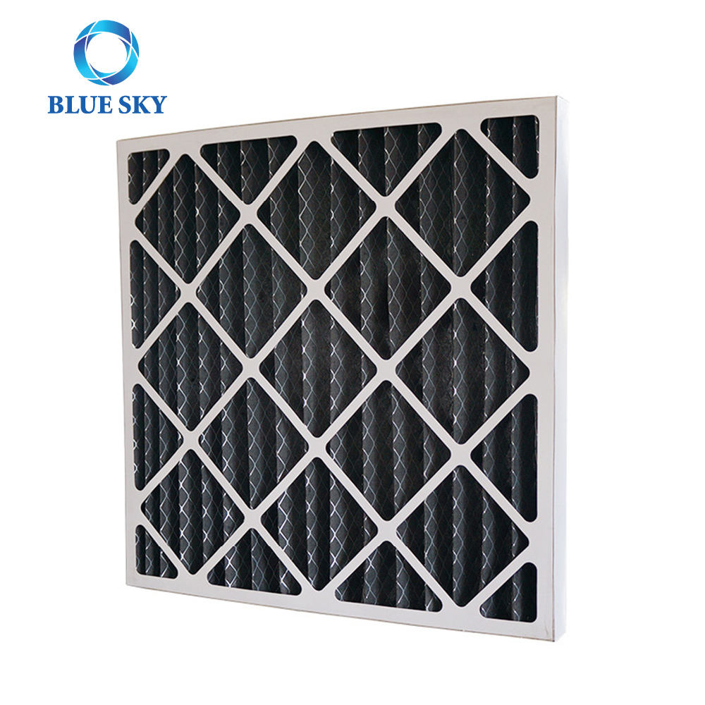 Customized MERV 8 Pleated AC Furnace Air Filter with Activated Carbon for AC HVAC and Furnace System