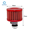 12mm Air Filter Mini Universal Red Motor Cone Cold Clean Air Intake Filter Turbo Vent Breather