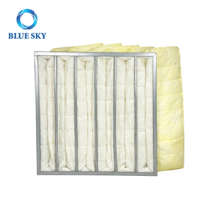 590*590mm Synthetic Fiber Pocket HVAC Filter Bag F5 F6 F7F8