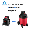 4-16 Gallon High Efficiency 90304 Cartridge Filter Replacement for Shop Vac Wet/Dry Vacuum Cleaner Accessories