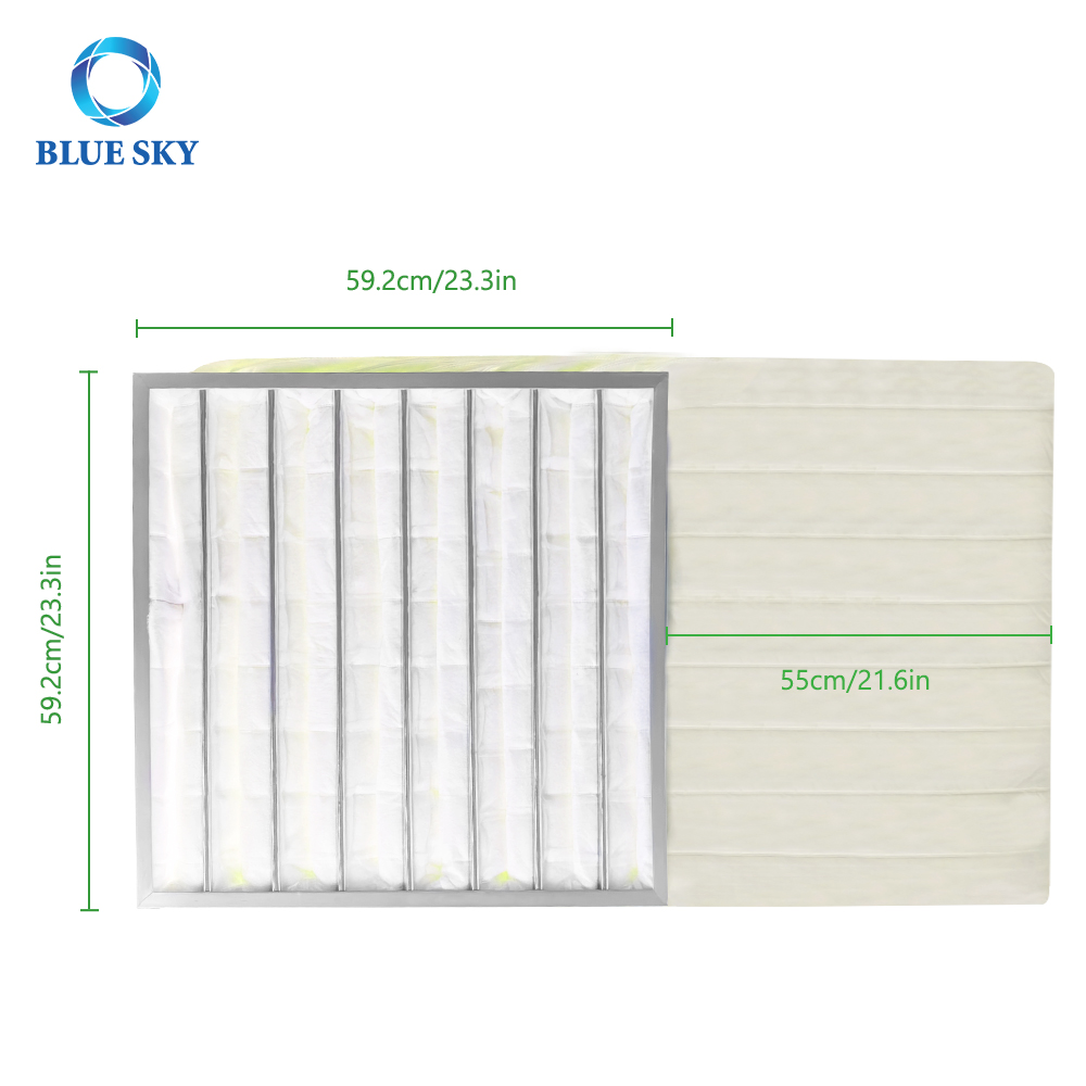 HVAC Filter Synthetic Pocket Air Filter F5 F6 F7 F8