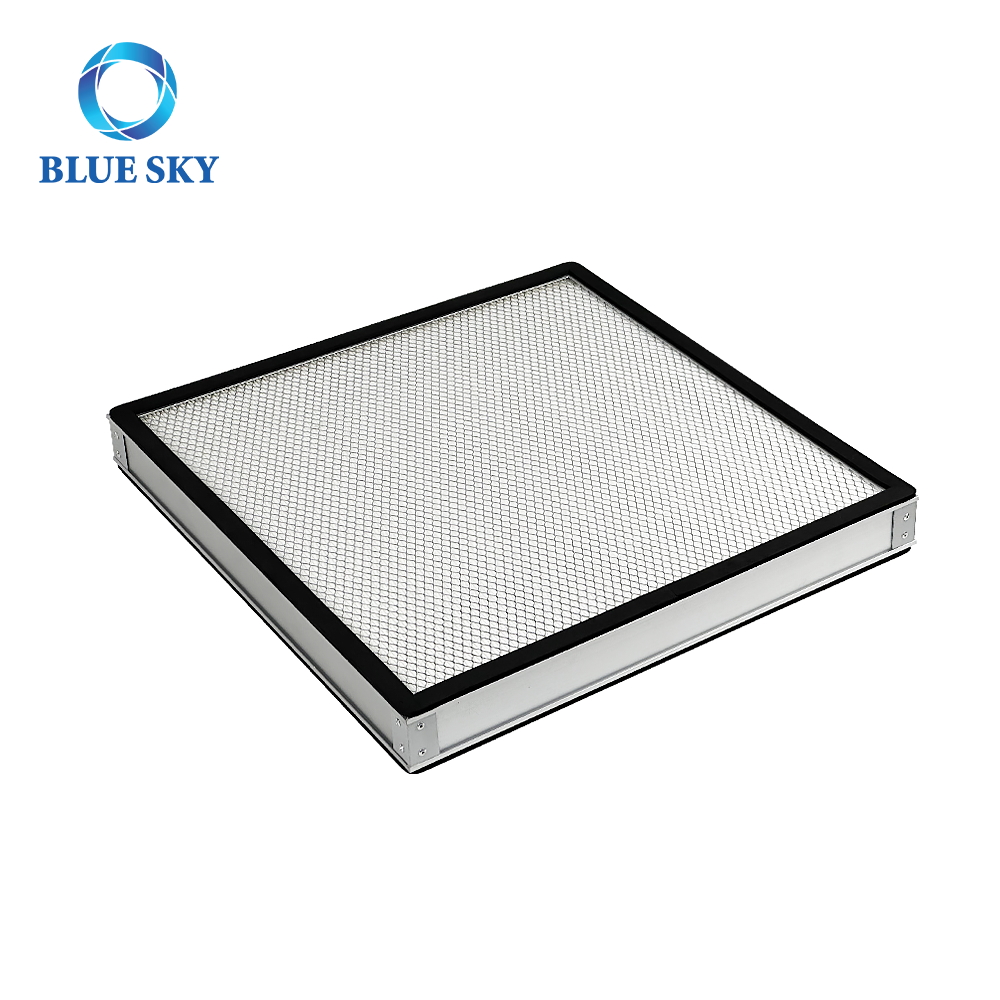 HVAC Filter H13 H14 Aluminum Frame Pleated Air Filter HEPA Filter