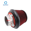 75mm Aluminum High Flow Air Intake Filter Customize Auto Filter