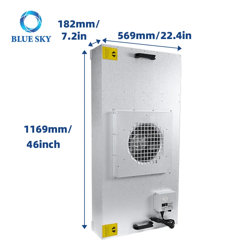 Air Cleaning Equipment Clean Room Air Purifier Laminar Flow Hood FFU Fan Filter Unit with HEPA Filter