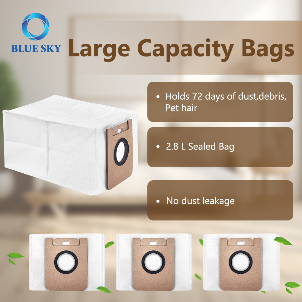 Vacuum Dust Bag for Dreame Dreametech D10 Plus Robot Vacuum Cleaner Filter