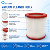 Vacuum Filters Compatible with Electrolux YL66-20 YL77-20 YL77-30 YLW6263A Series Vacuum Cleaner Parts