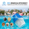 Pool unit treats for 7500-20000 gallon swimming pools compatible with above ground and in ground pool water maintenance