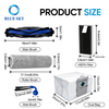 Robot vacuum accessory kit details showing main brush side brush HEPA filter mop pad and dust bag replacement parts