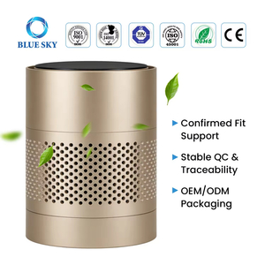 UV-C Air Purifier for Home and Office - HEPA Air Cleaner with Sterilization Function