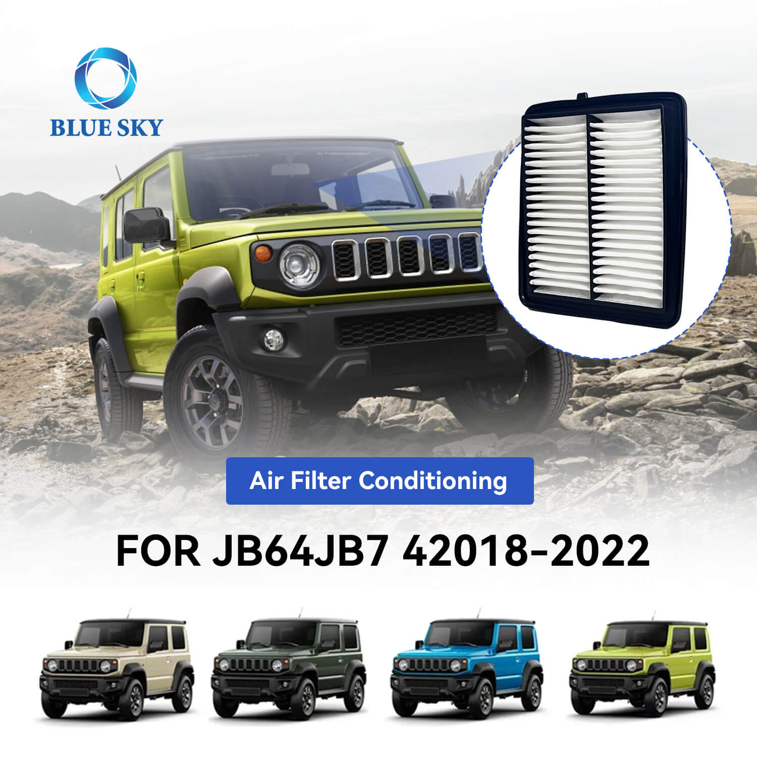 Car Filter, AC Filter for Suzuki Jimny JB64JB74 2019-2021