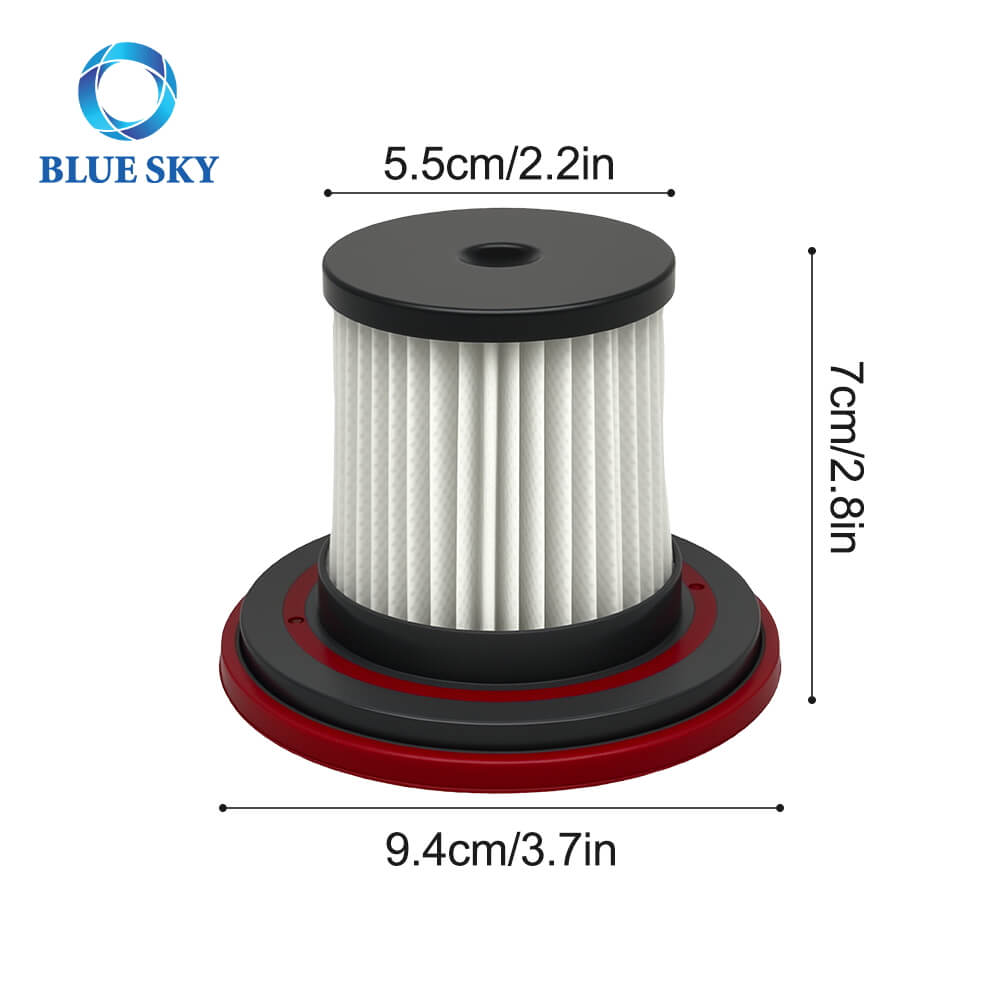 Size of Vacuum Cleaner Filter Replacement for BW520 BX516 BW119 BX219 Filter