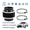 70mm cold air intake bypass valve filter universal clamp-on high flow engine protection air filter for automotive intake system