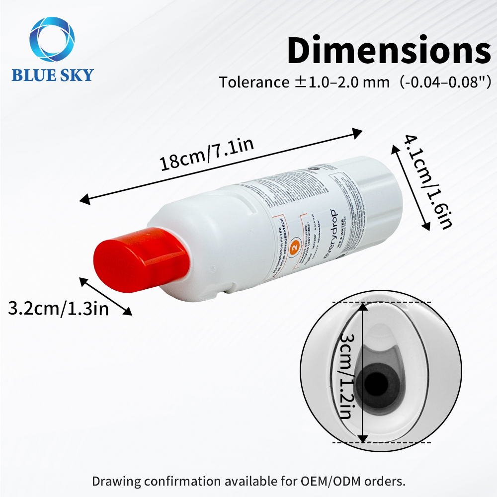 W10413645A refrigerator water filter replacement compatible with Whirlpool EDR2RXD1 WHR2RXD1 P9KB2L 46-9082