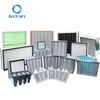 Aluminum Frame Air Conditioning Purification Medium Efficiency F7 F8 F9 HVAC Plate Filter