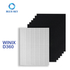 D360 H13 Filters & Carbon Pre Filter Replacement Filter for Winix D360 Air Purifier Parts D3 1712-0101-02