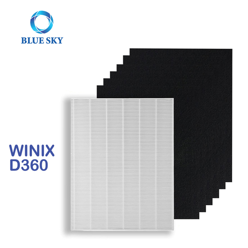D360 H13 Filters & Carbon Pre Filter Replacement Filter for Winix D360 Air Purifier Parts D3 1712-0101-02