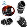 Universal Motorcycle Air Filter 35 48 50 mm Clamp-on 45 90 Degree Bend Inlet Intake Filter for Motorbike Accessories