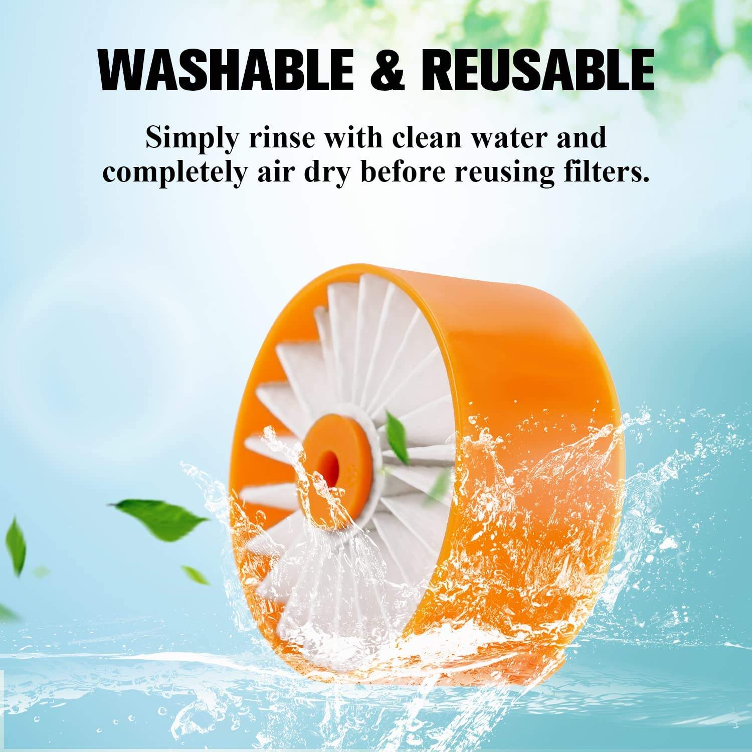 Replacement Black and Decker Bsv2020g Powerseries Cordless Stick Vacuum Cleaner Filter Parts 
