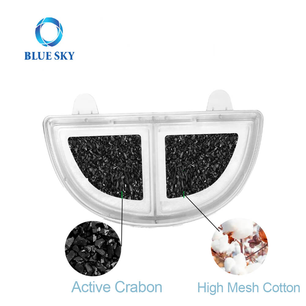 Pet Water Fountain Filter Replacement for Wf20/CF20 Wireless Pumps Cat Water Fountain, Sponge Filter With Activated Carbon 