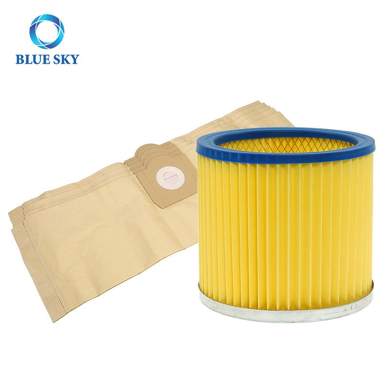HEPA Filter and Filter Bag Replacement fit for Earlex Powervac Combivac Wd1000 Wd1100 Wd1200p Vacuums