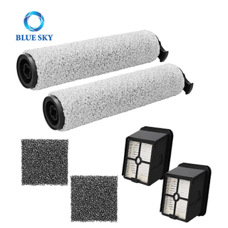 Roller Brush HEPA Filter Accessories Kit 1630733 Fit For Bissells TurboClean Hard Floors 3548 REDKEY W12 Wet Dry Cordless Vacuum