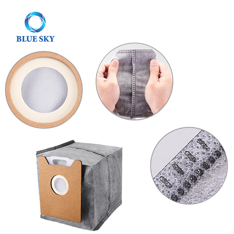Activated Carbon Fabric Vacuum Cleaner Dust Bags fit for Eufy Clean G35+, G40+, G40 Hybrid+ RoboVac Vacuum Cleaner