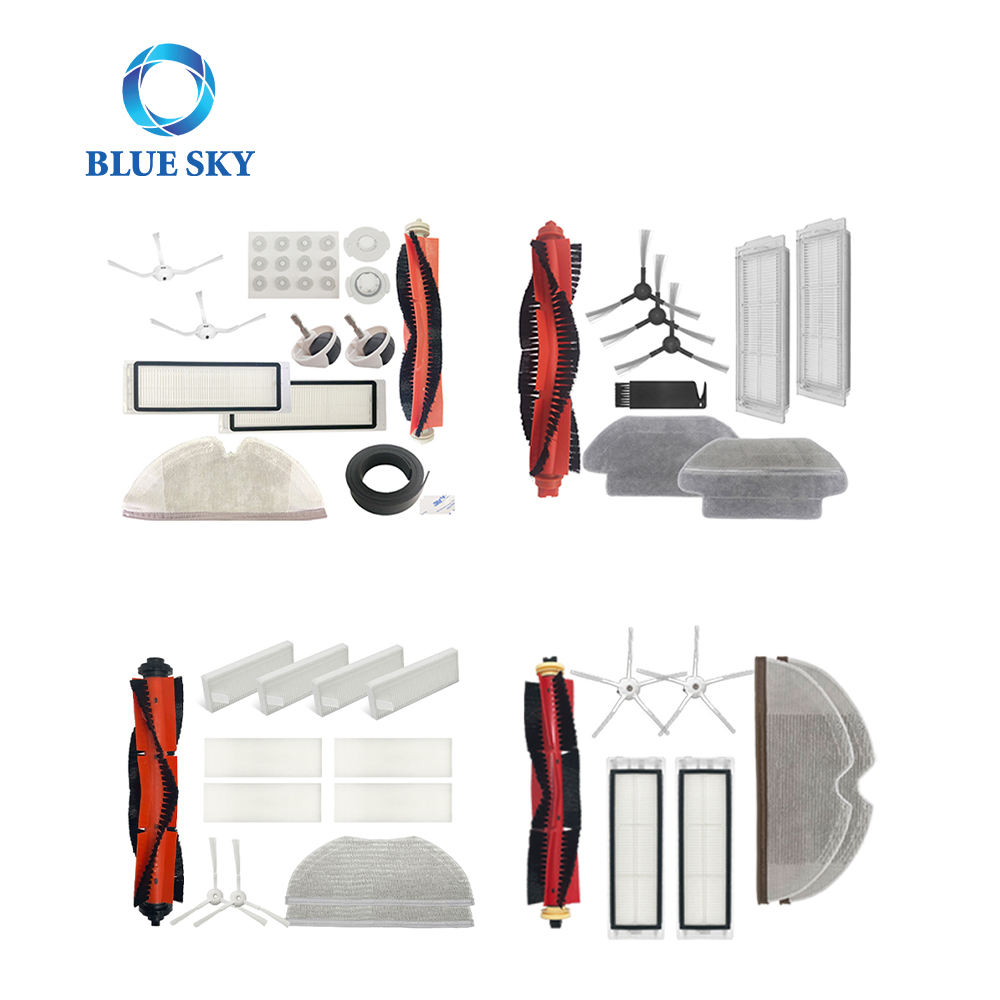 Roller Brush and Side Brush Fit for Philips R6 Slim / Xu6500 Sweeping Robot Vacuum Cleaners
