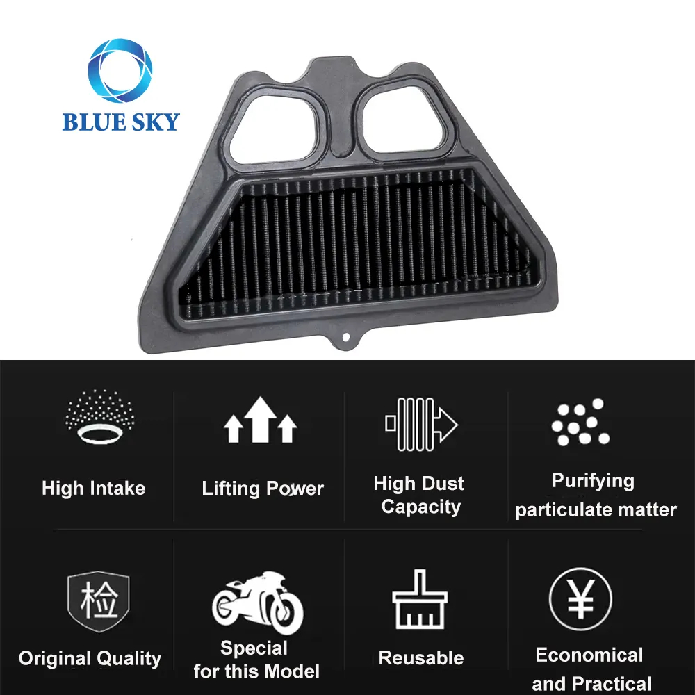 High Flow Air Filter FM897/04 Race for Kawasaki Z900 Zr900 17-22 11013-0760 BMC FM98804